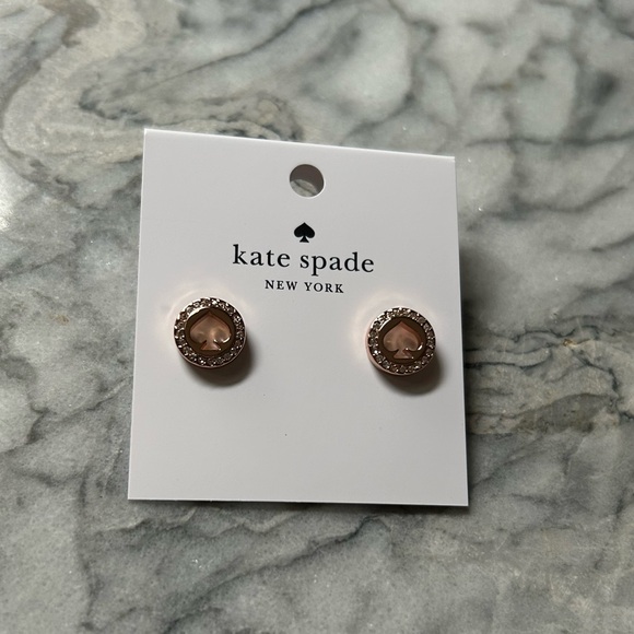 kate spade Rose Gold Heart Stud Earrings - Brand New!!!